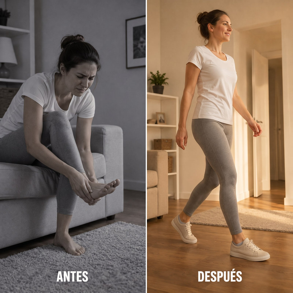 Antes y despues de usarlos