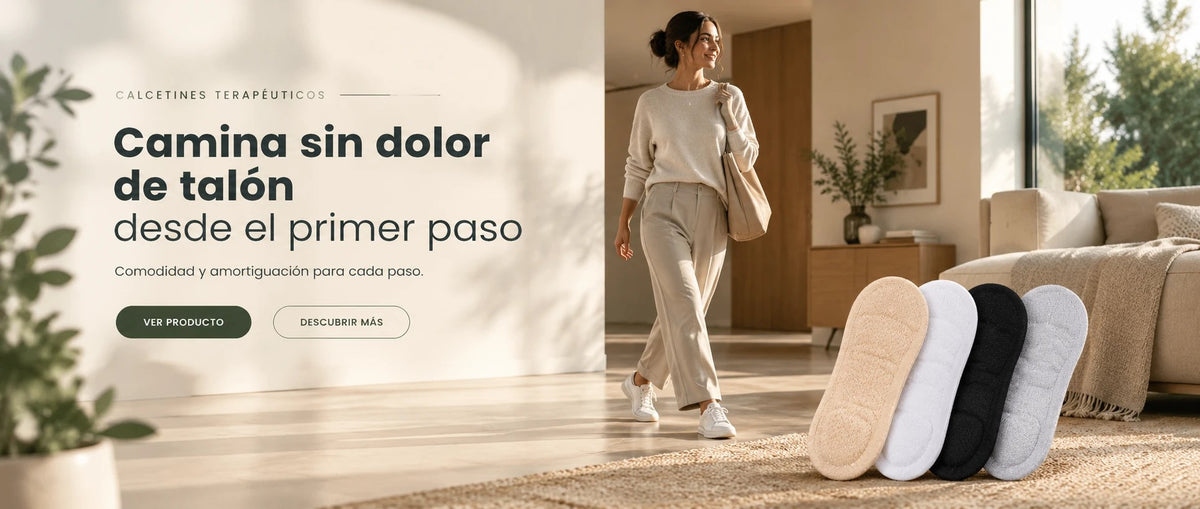 Calcetines terapéuticos: camina sin dolor de talón desde el primer paso